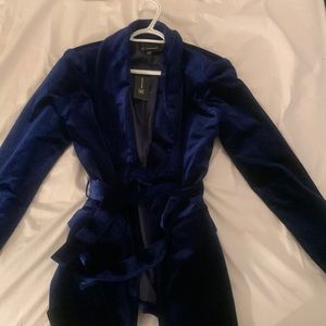 INC medium (New) velvet wrap blazer
